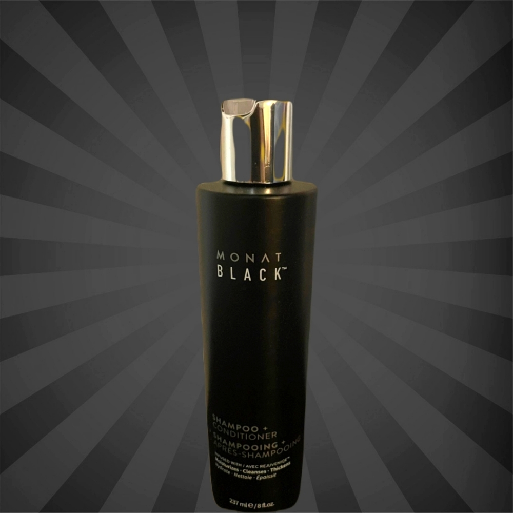 [SOLD ]⚜️MONAT BLACK $26 Shampoo & Conditioner All n One 8 ounces🆕